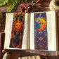 Celestial Moon Stained Glass Bookmarks