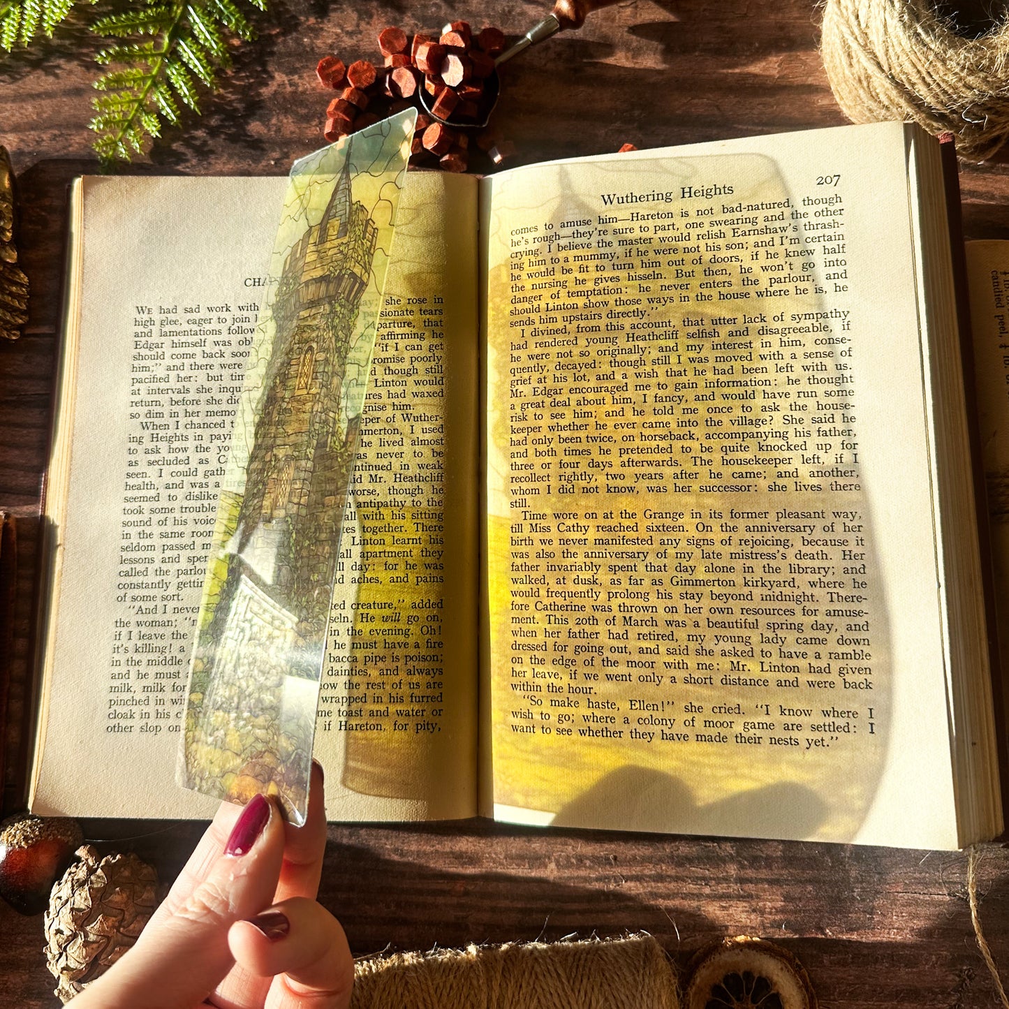 Medieval Maiden Stained Glass Bookmarks