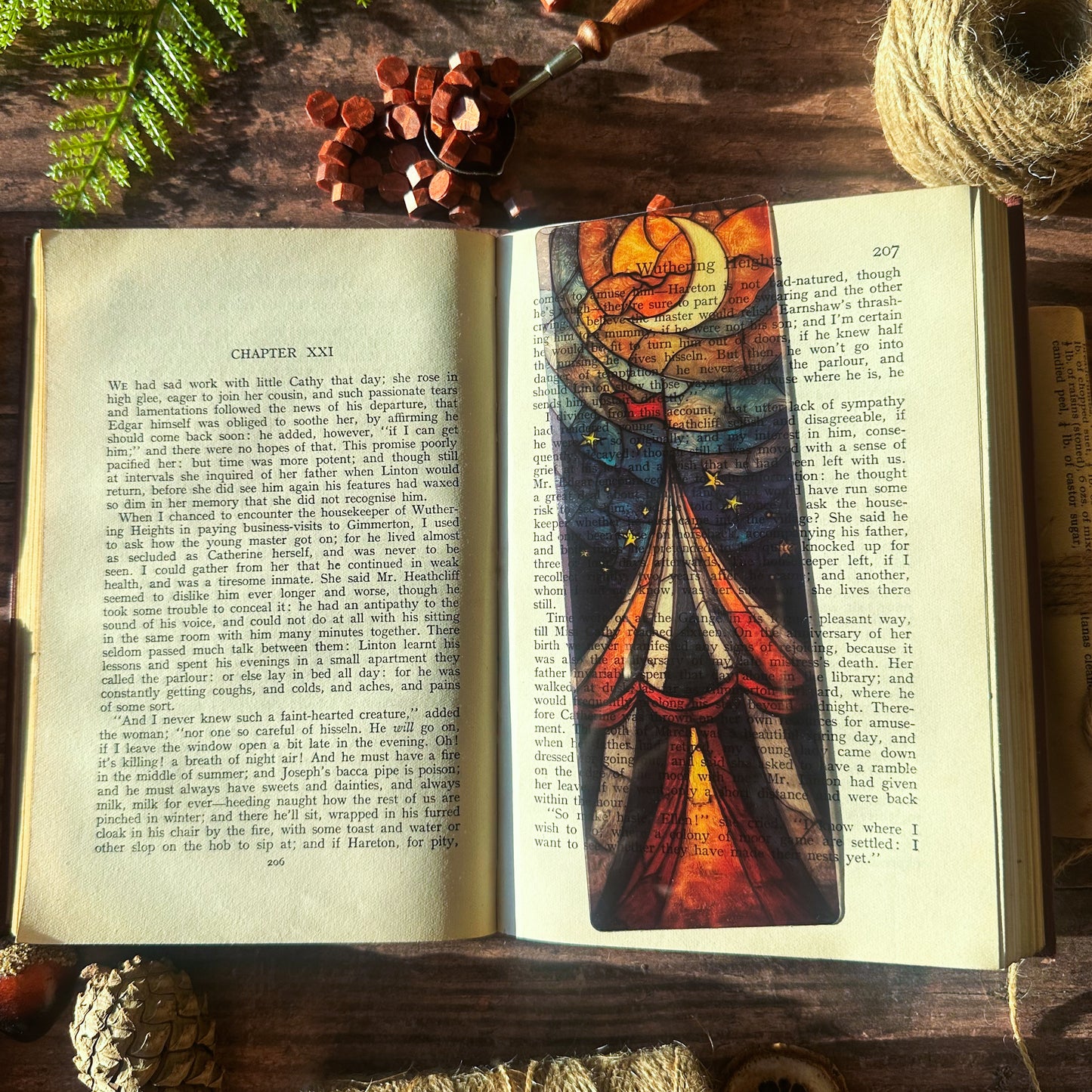 Night Circus Stained Glass Bookmarks