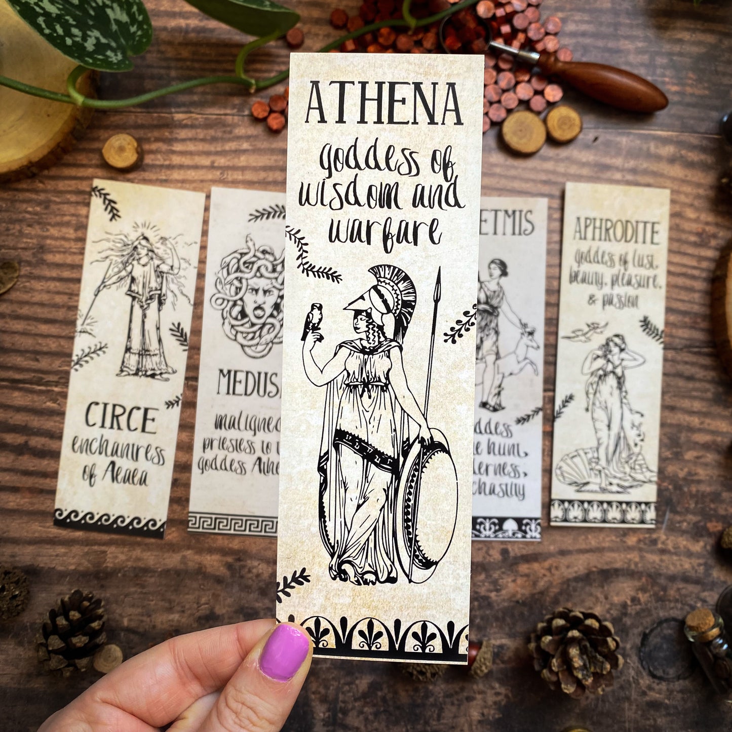 Greek Goddess Bookmark Collection